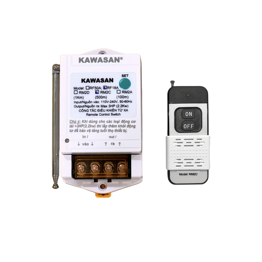 Công Tắc Điều Khiển Từ Xa Công Suất Cao RF18A-RM2C